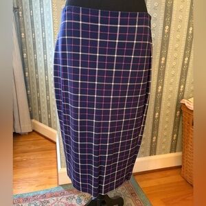Express Plaid Pencil Skirt